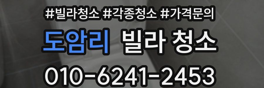 도암리 빌라 청소