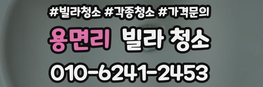 용면리 빌라 청소