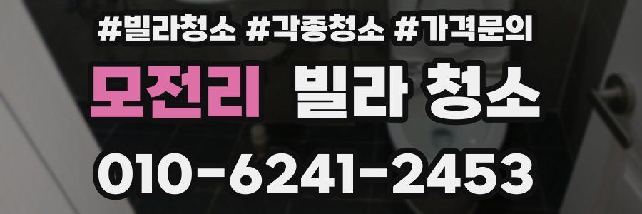 모전리 빌라 청소