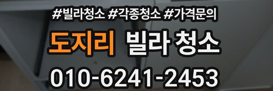 도지리 빌라 청소