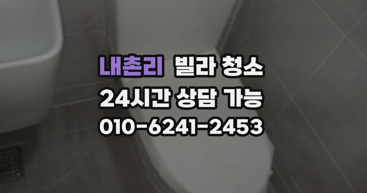 내촌리 빌라 청소