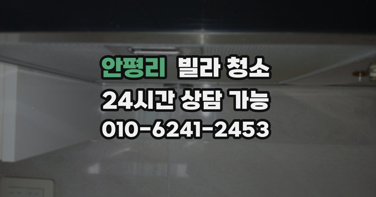 안평리 빌라 청소