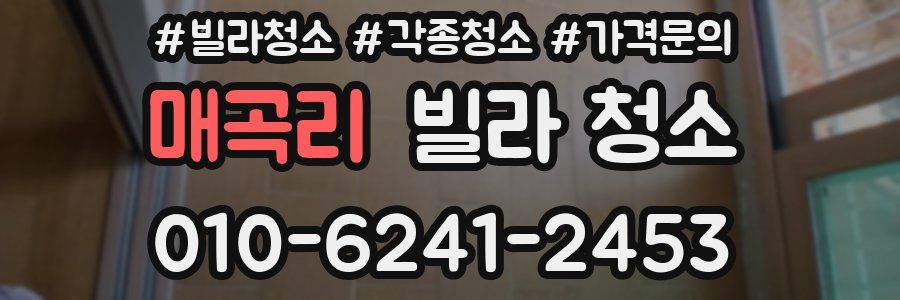 매곡리 빌라 청소