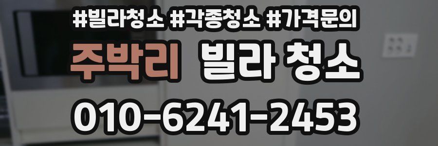 주박리 빌라 청소