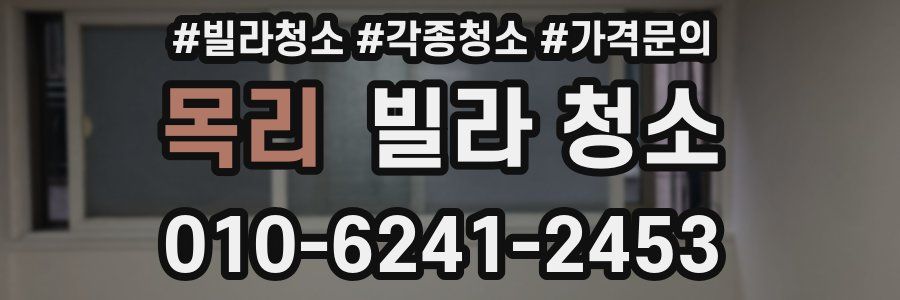 목리 빌라 청소