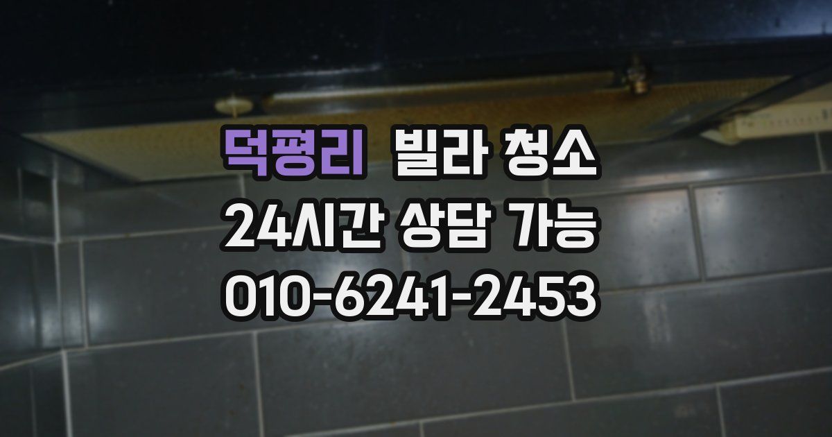 덕평리 빌라 청소