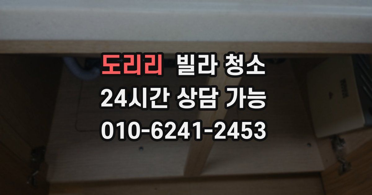 도리리 빌라 청소