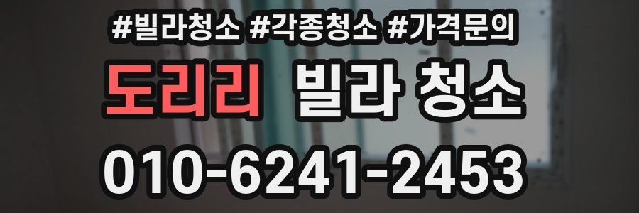 도리리 빌라 청소