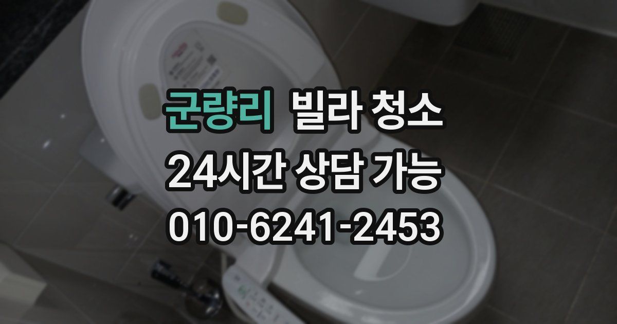 군량리 빌라 청소