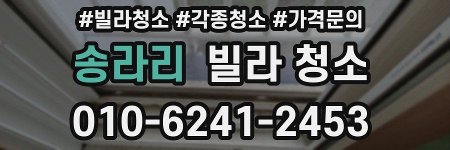 송라리 빌라 청소