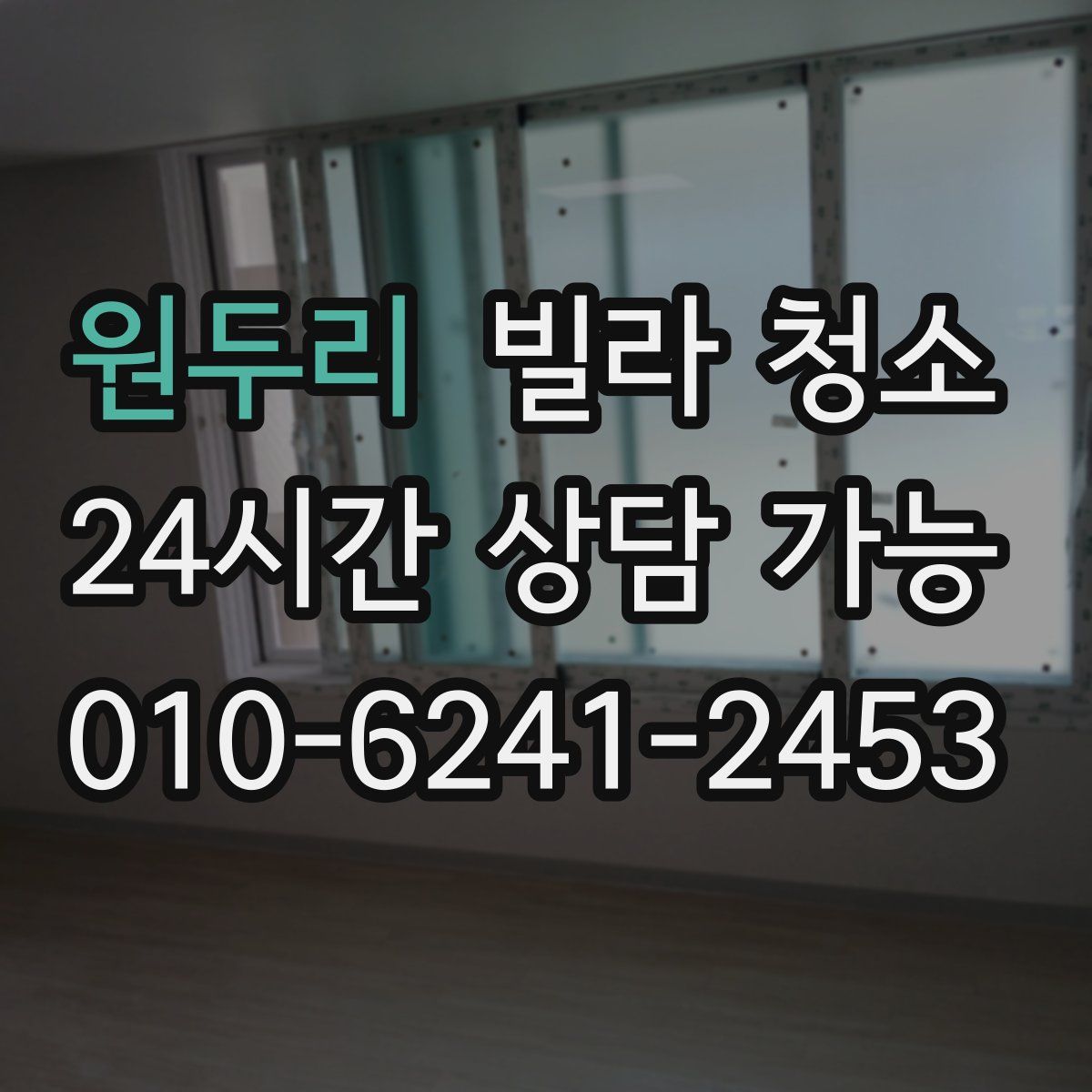 원두리 빌라 청소