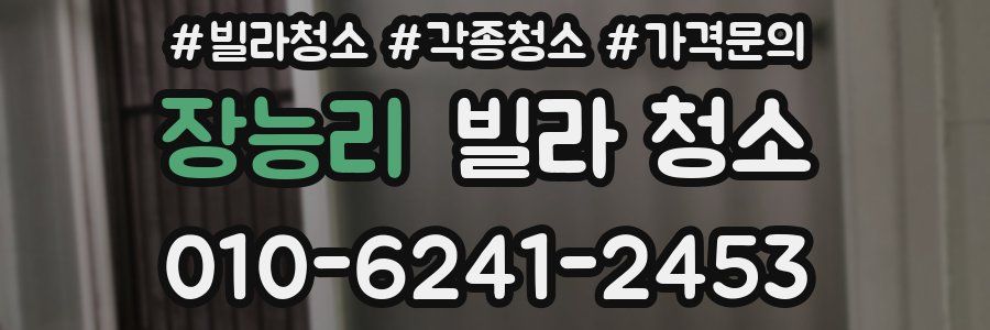 장능리 빌라 청소