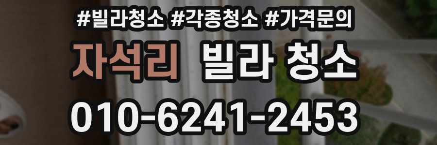 자석리 빌라 청소