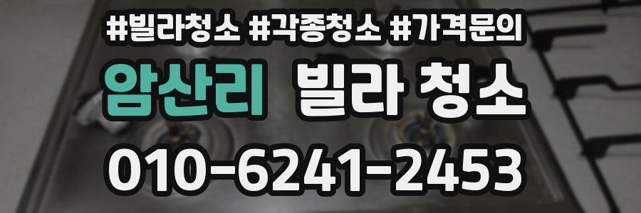 암산리 빌라 청소