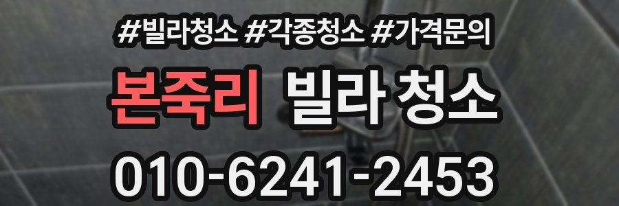 본죽리 빌라 청소