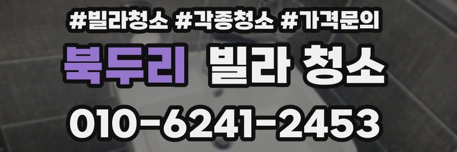 북두리 빌라 청소