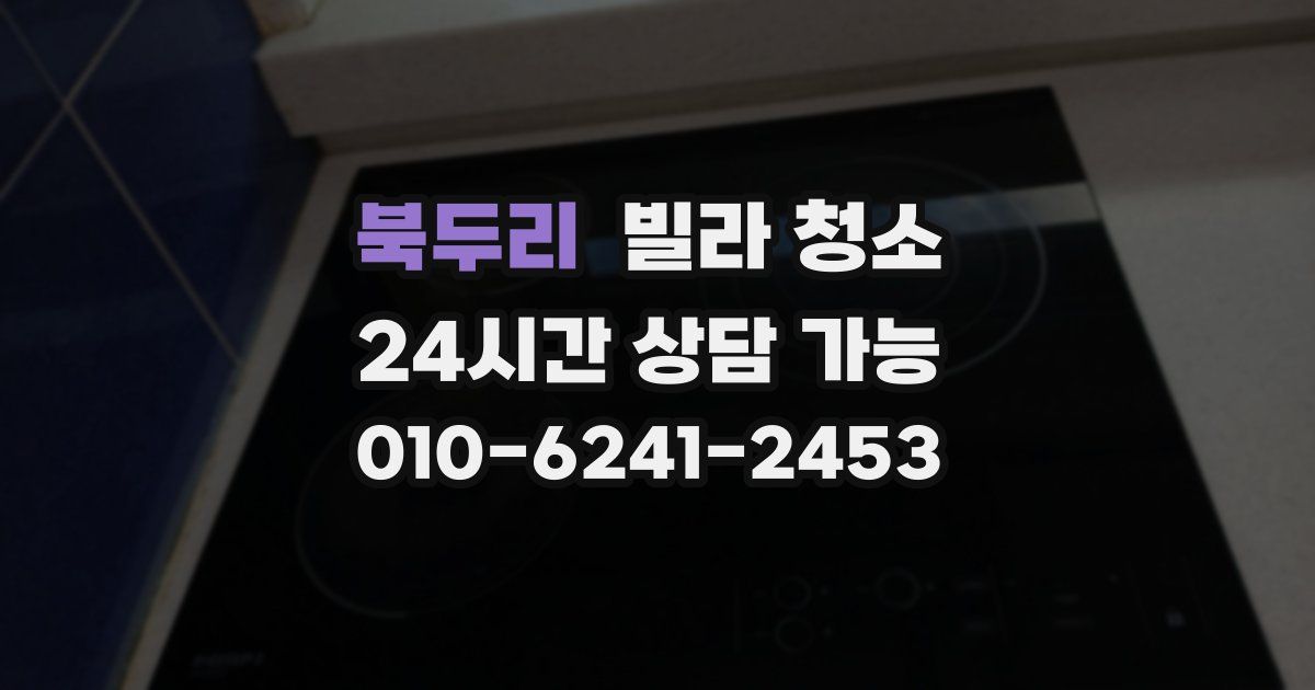 북두리 빌라 청소