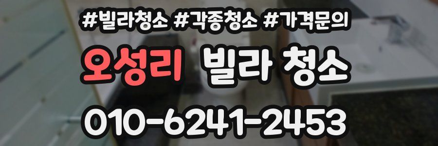 오성리 빌라 청소