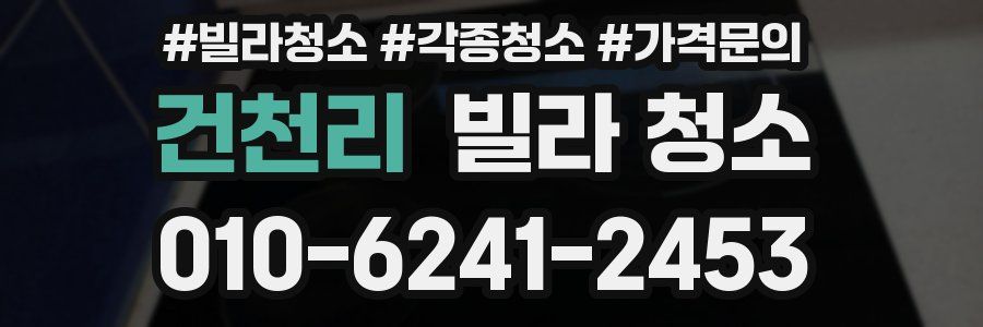 건천리 빌라 청소