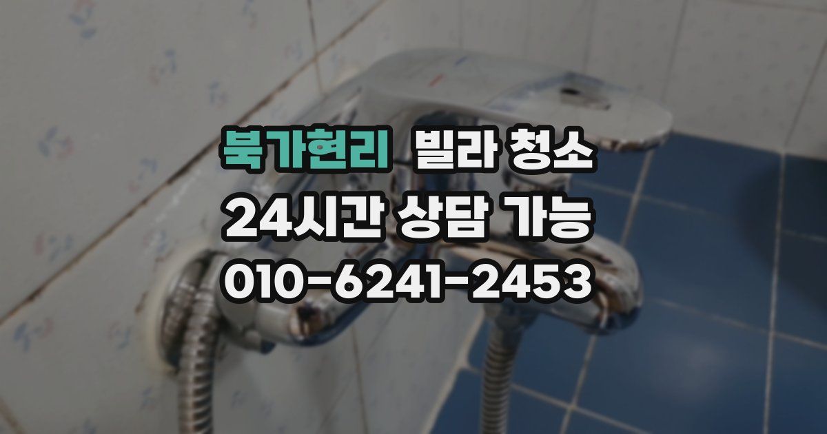 북가현리 빌라 청소