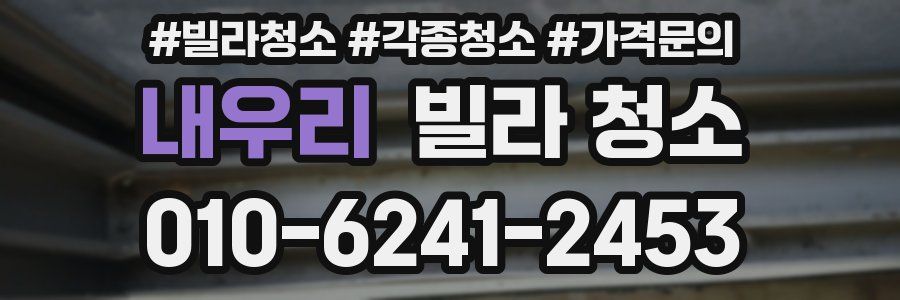 내우리 빌라 청소