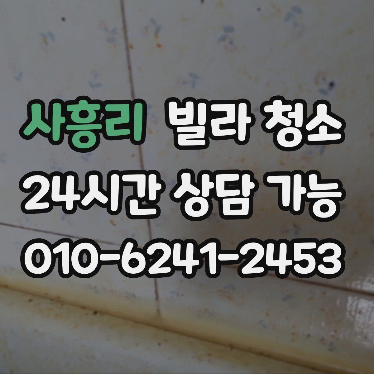 사흥리 빌라 청소