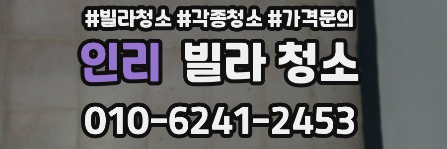 인리 빌라 청소