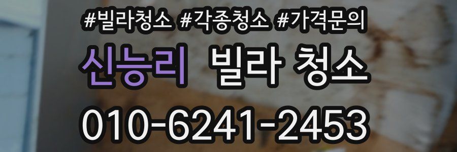 신능리 빌라 청소