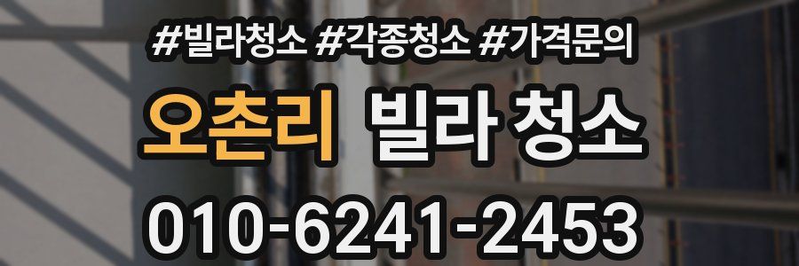 오촌리 빌라 청소