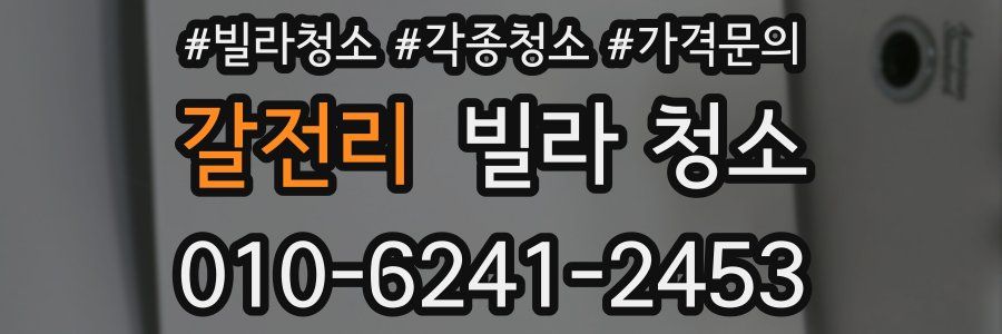 갈전리 빌라 청소