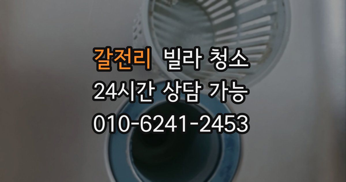 갈전리 빌라 청소