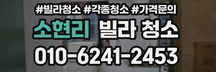 소현리 빌라 청소