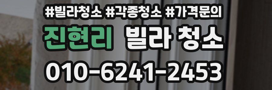 진현리 빌라 청소