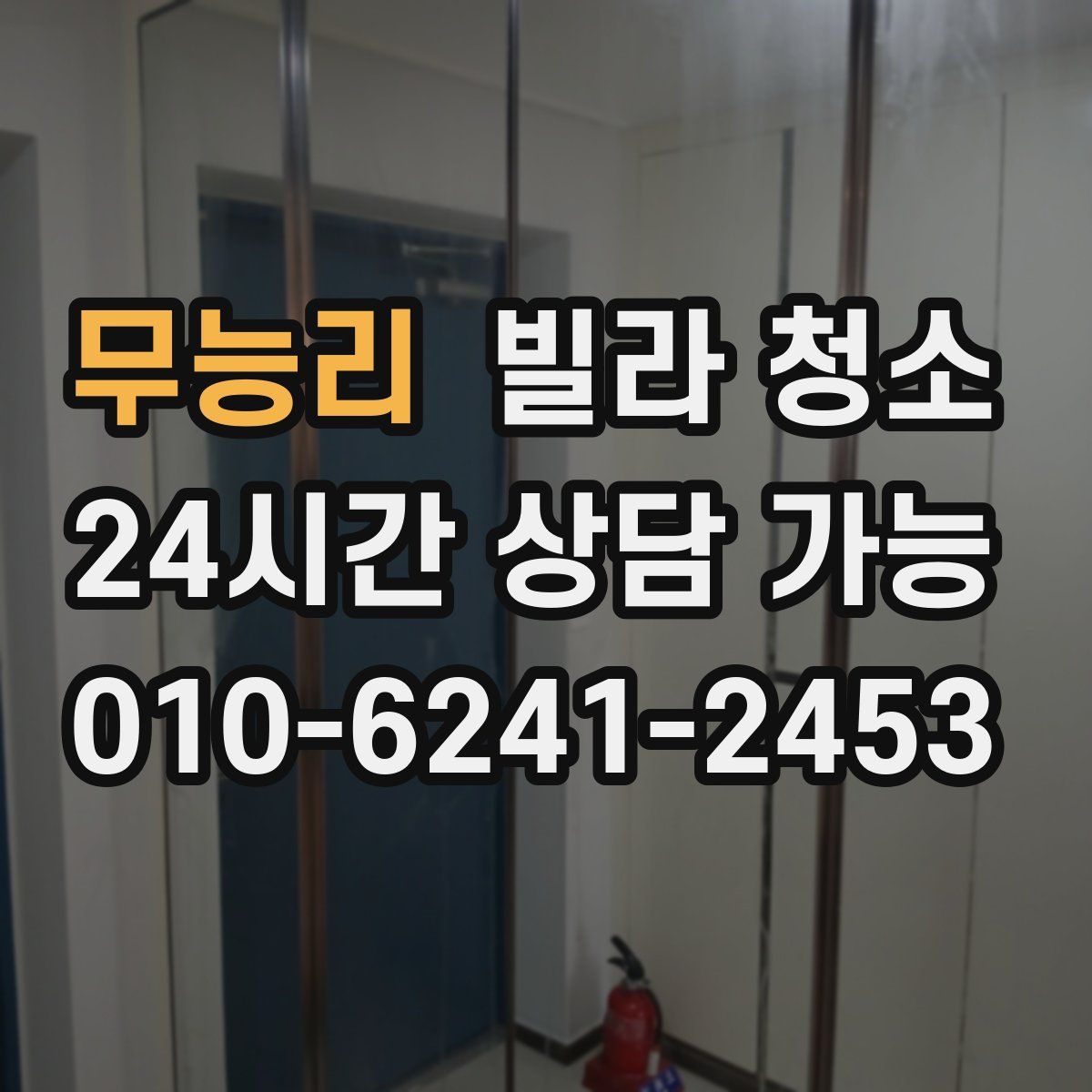 무능리 빌라 청소