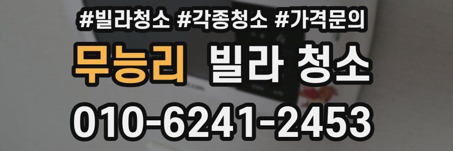 무능리 빌라 청소