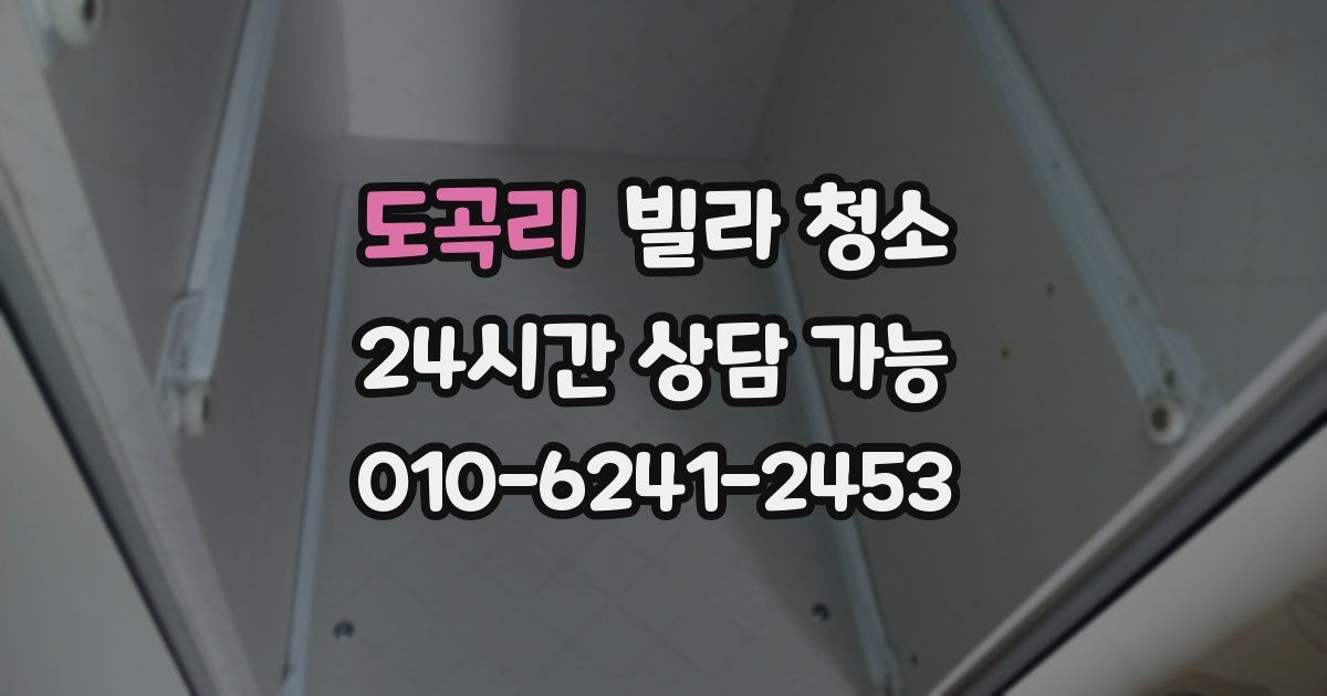 도곡리 빌라 청소