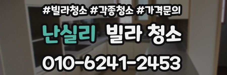 난실리 빌라 청소