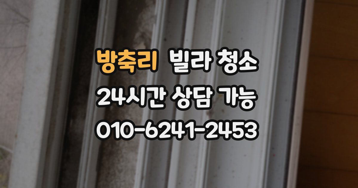 방축리 빌라 청소