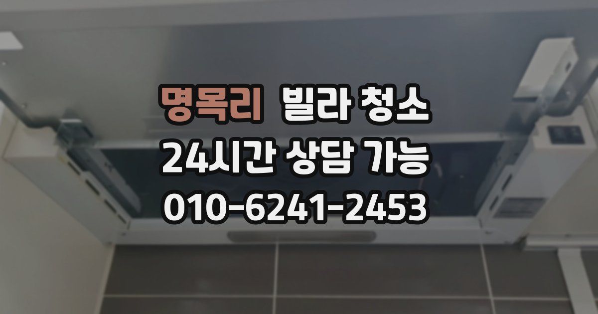 명목리 빌라 청소