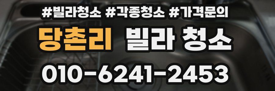 당촌리 빌라 청소