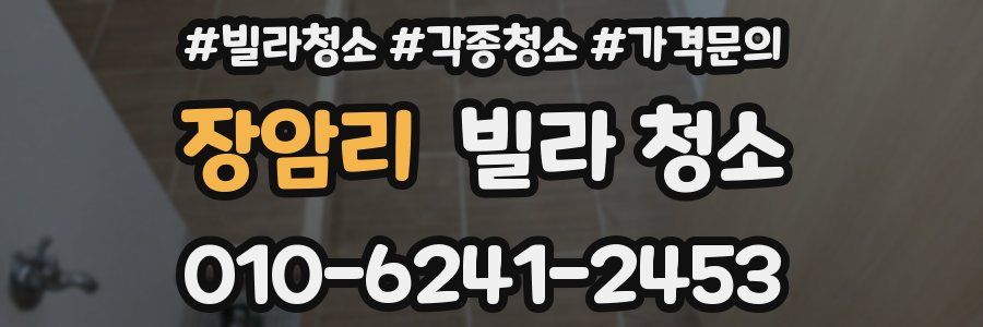 장암리 빌라 청소