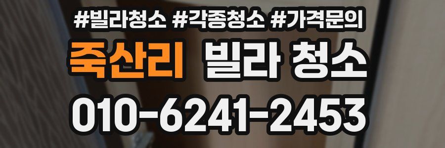 죽산리 빌라 청소