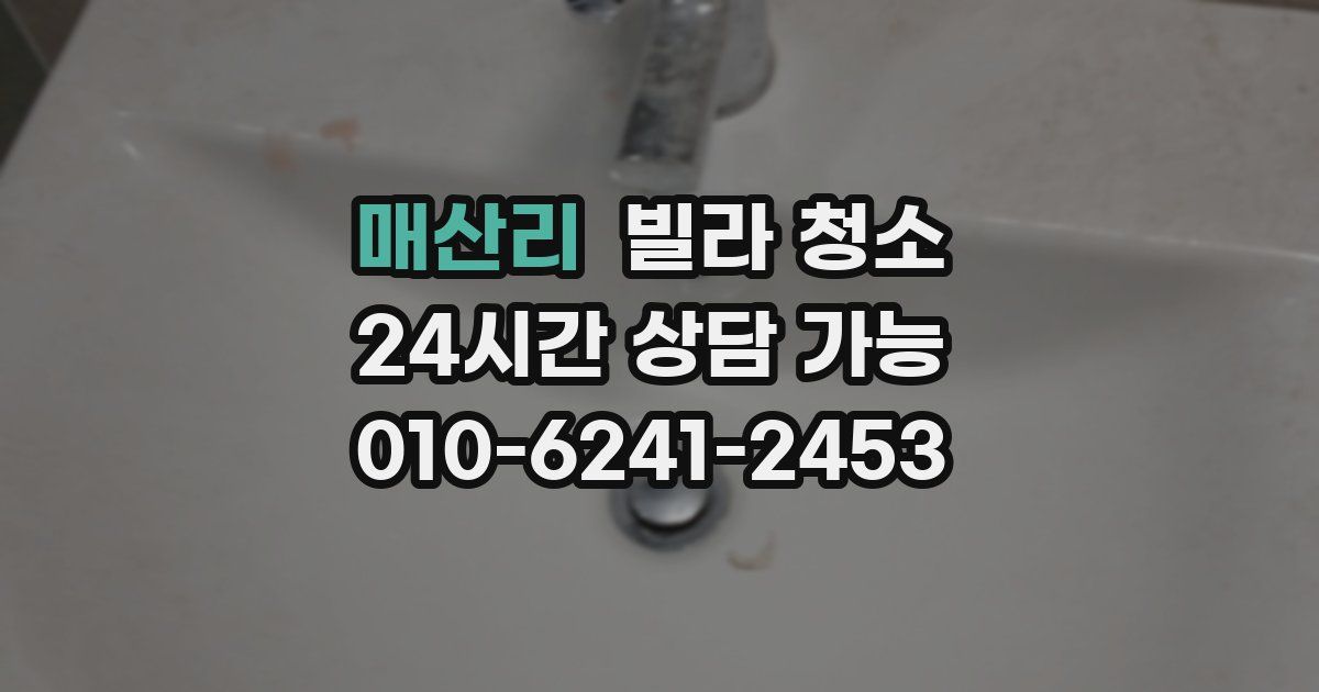 매산리 빌라 청소