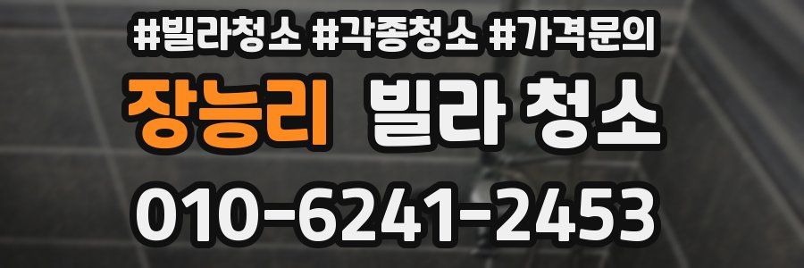 장능리 빌라 청소