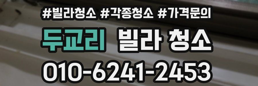 두교리 빌라 청소