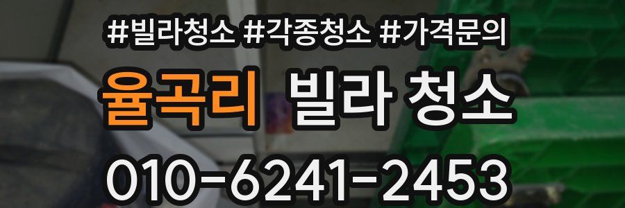 율곡리 빌라 청소