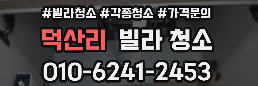 덕산리 빌라 청소