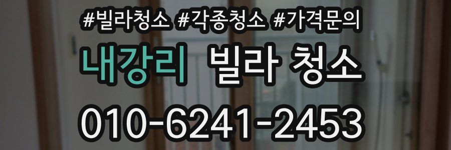 내강리 빌라 청소