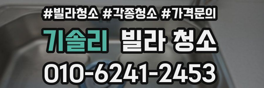 기솔리 빌라 청소