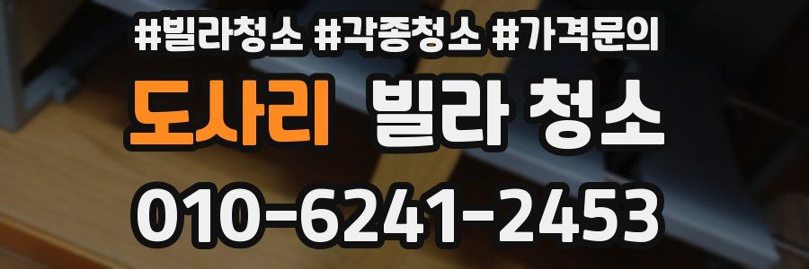 도사리 빌라 청소